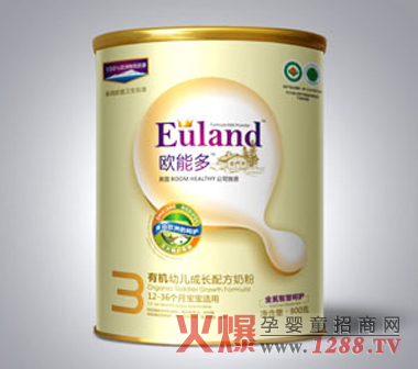 歐能多有機(jī)幼兒成長(zhǎng)配方奶粉