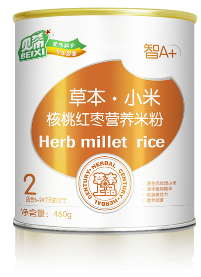 貝希核桃紅棗小米米粉