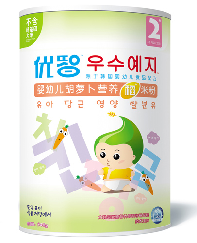 優(yōu)智嬰幼兒胡蘿卜營養(yǎng)稻米粉