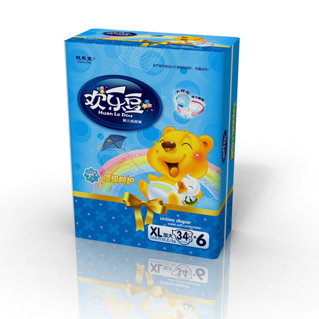 歡樂(lè)豆卡通大耳朵尿褲XL