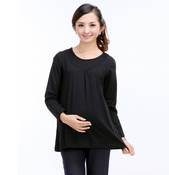 康福祿孕婦打底衫黑
