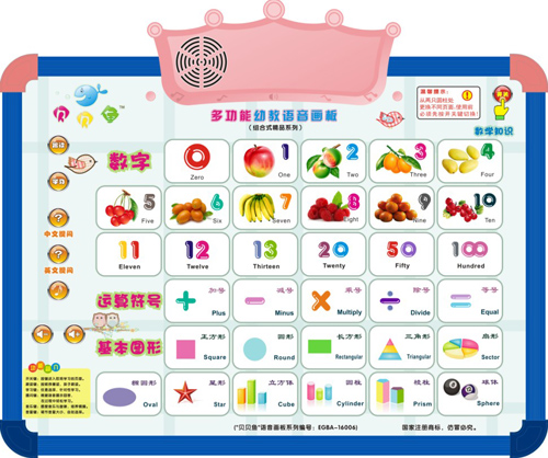 貝貝魚多功能幼教學(xué)習(xí)數(shù)學(xué)知識畫板