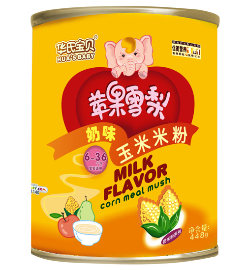 華氏寶貝蘋果雪梨玉米米粉
