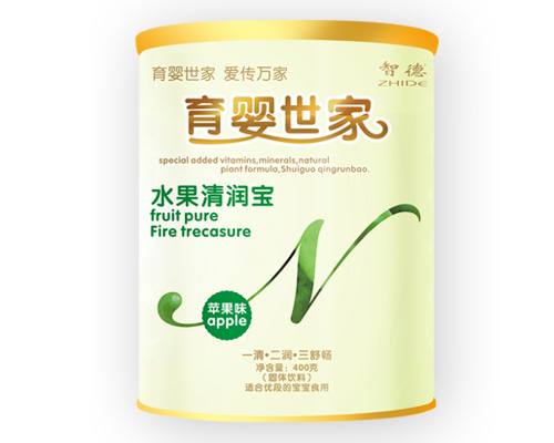 育嬰世家蘋(píng)果味水果清潤(rùn)寶