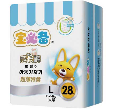 寶必備超薄特柔成長(zhǎng)褲L28片