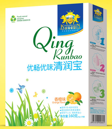 金盾愛(ài)嬰優(yōu)暢優(yōu)味香橙味清潤(rùn)寶