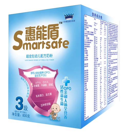 惠能盾超金鉆youe配方奶粉3段盒裝