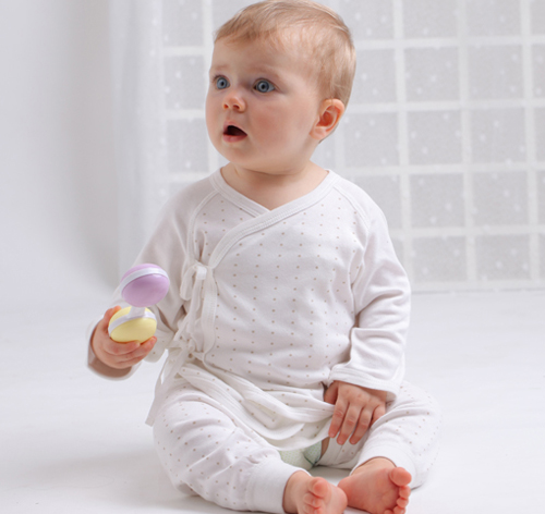 藕糖氏嬰兒內(nèi)衣白色