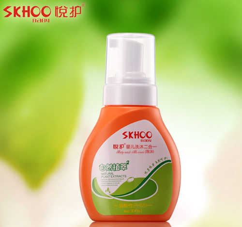 悅護嬰兒洗沐二合一(泡沫)