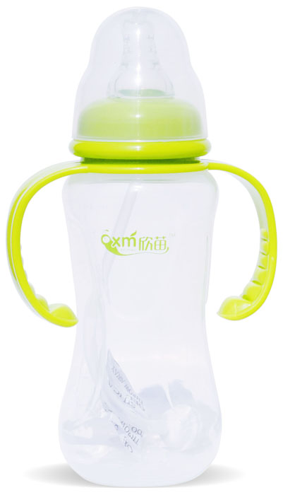 欣苗8安標(biāo)口異形PP奶瓶240ml