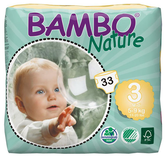 BAMBO Natureyinge紙尿褲S碼33片