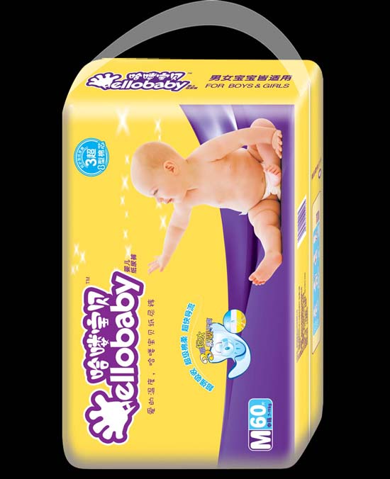 哈嘍寶貝yinge紙尿褲M碼60片