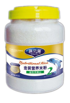 瑞貝馨金裝益生元淮山營養(yǎng)米粉2階段