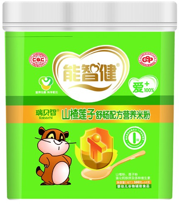 能智健568g山楂蓮子舒暢配方營(yíng)養(yǎng)米粉(1段)