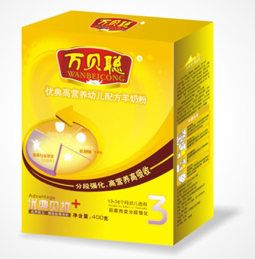 萬(wàn)貝聰優(yōu)典高營(yíng)養(yǎng)幼兒配方羊奶粉