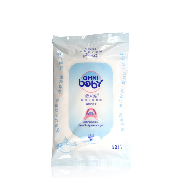 歐米娃清爽潔膚型嬰幼兒柔濕巾