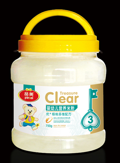 品美嬰幼兒優(yōu)+核桃多維配方米粉3段