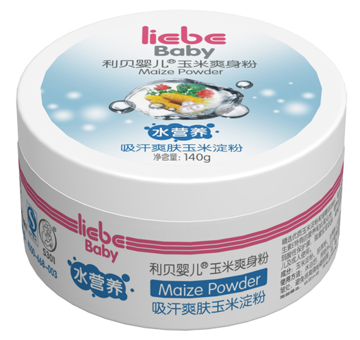 利貝S301爽身粉140g