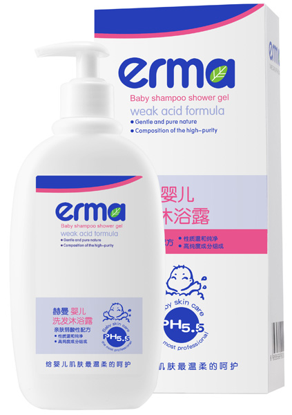 赫曼嬰兒洗發(fā)沐浴露500ml