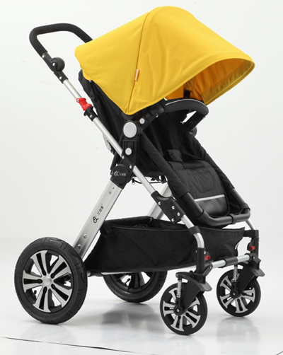 艾珈壹嬰兒推車黃色