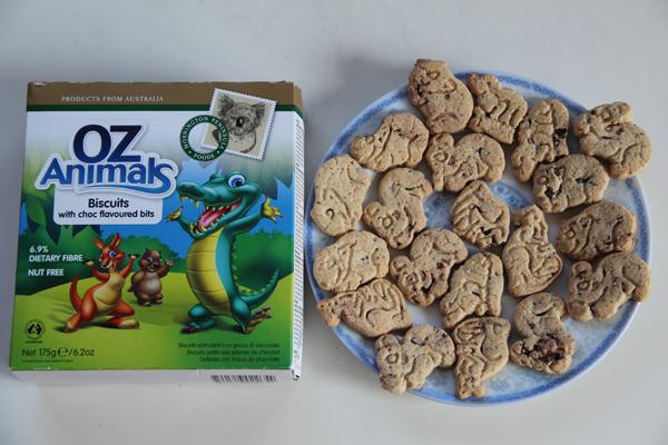 澳洲特色動(dòng)物兒童無敏巧克力味餅干