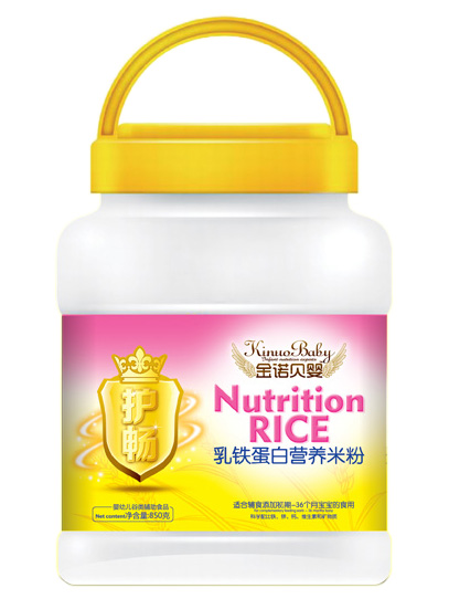 金諾貝嬰護(hù)暢乳鐵蛋白營養(yǎng)米粉