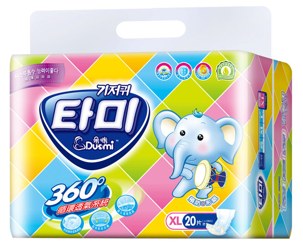 朵咪極薄超能吸嬰兒紙尿片XL20片