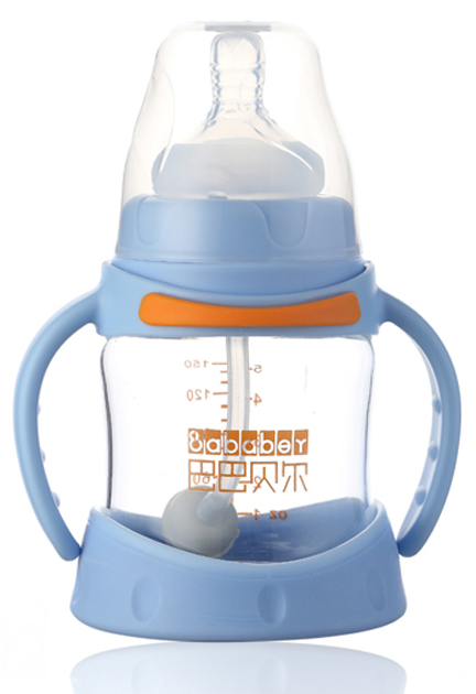 巴巴貝爾魔術防摔玻璃寬口自動奶瓶150ML