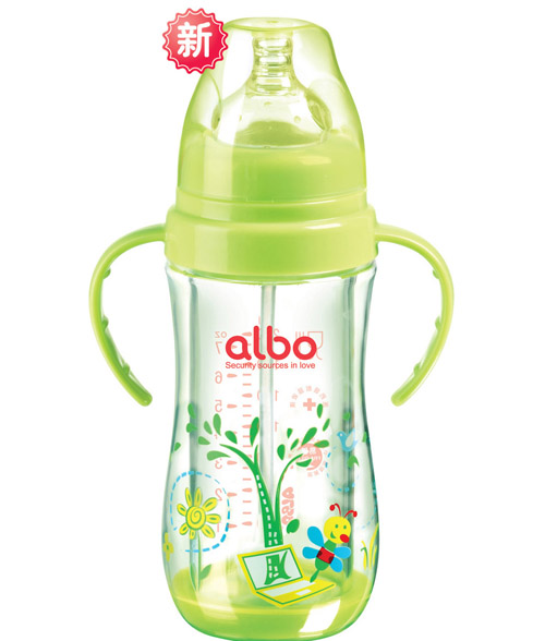 愛樂寶安全自動(dòng)玻璃奶瓶綠色210ml