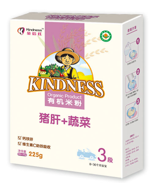 金倍氏豬肝+蔬菜米粉-盒裝3段