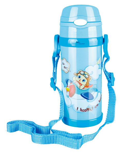 樂蓓藍(lán)色時尚卡通保溫杯