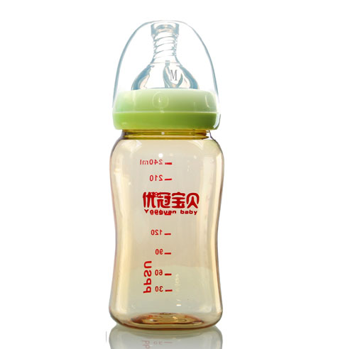 優(yōu)冠寶貝PPSU奶瓶240ml綠色