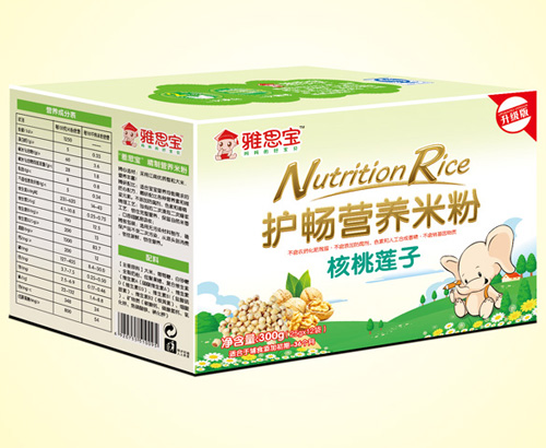 雅思寶護暢核桃蓮子營養(yǎng)米粉