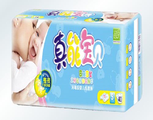 真能寶貝消毒級(jí)嬰兒紙尿褲S碼40片