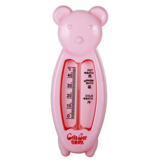 可樂貝兒水溫計粉色