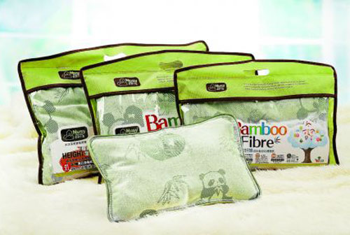 諾親小屋竹纖維成長型熊貓嬰幼健康枕XL碼