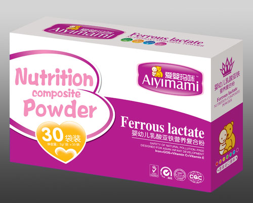 愛嬰瑪咪嬰幼兒乳酸亞鐵營養(yǎng)復(fù)合粉