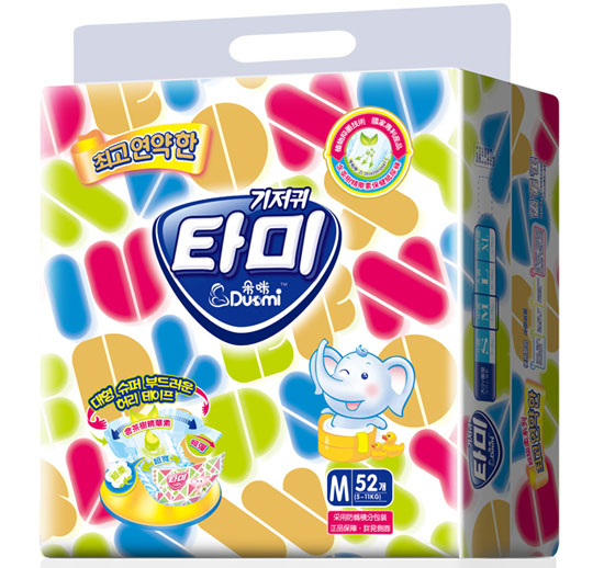 朵咪超級(jí)柔紙尿褲M碼52片