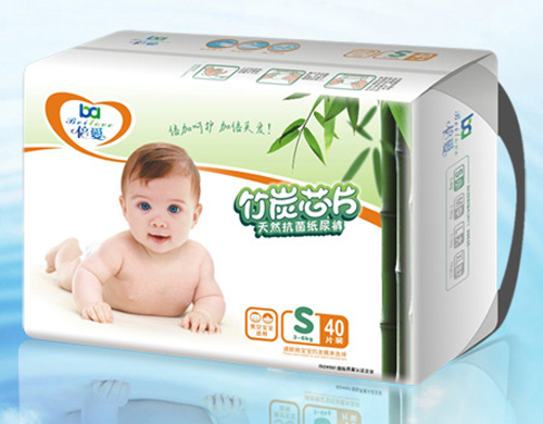 倍愛綿柔極薄竹炭芯片紙尿褲S碼(大包裝)