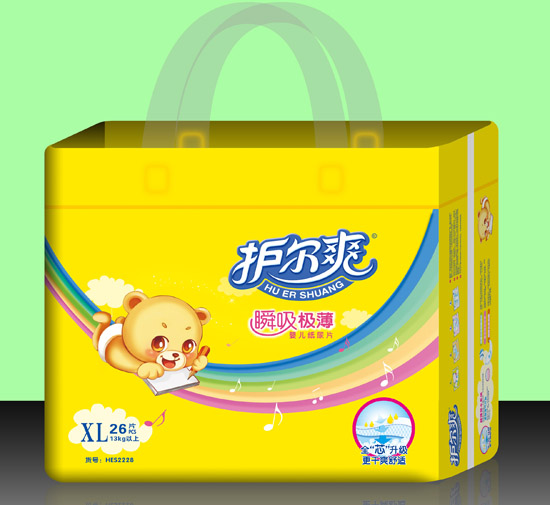 護爾爽瞬吸極薄嬰兒紙尿片XL碼26片