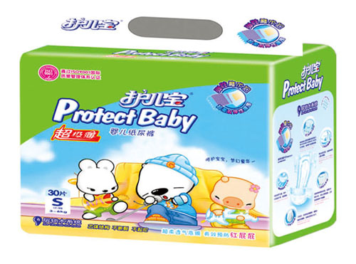 護(hù)兒寶超級薄嬰兒紙尿褲S碼30片