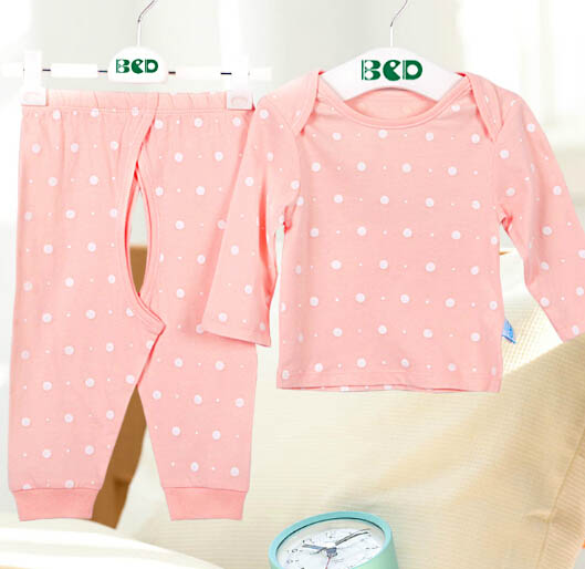 貝茜蒂韓風粉色波點內(nèi)衣套裝