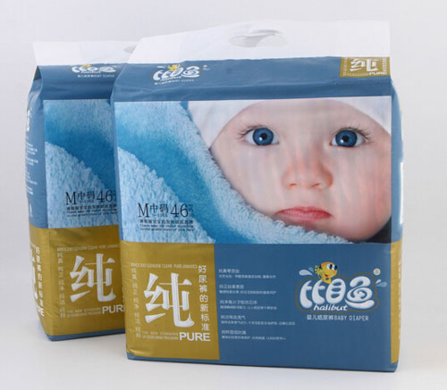 比目魚加棉快吸純品質(zhì)嬰兒紙尿褲M碼46片