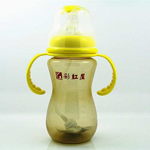 彩虹屋PP寬口徑納米銀奶瓶270ML