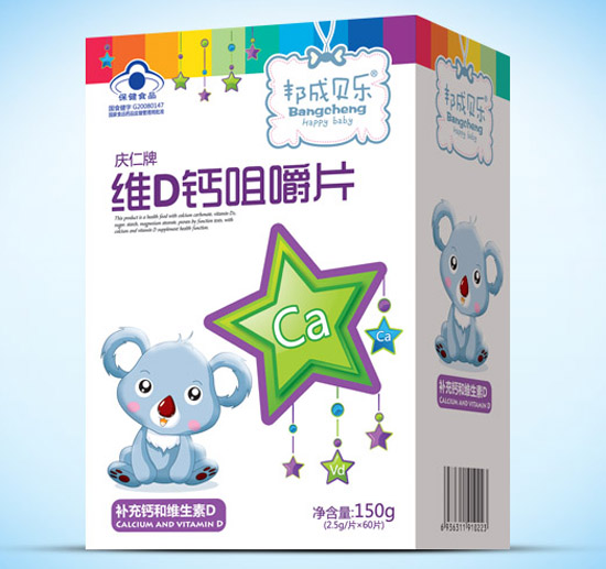 邦成貝樂維D鈣咀嚼片盒裝