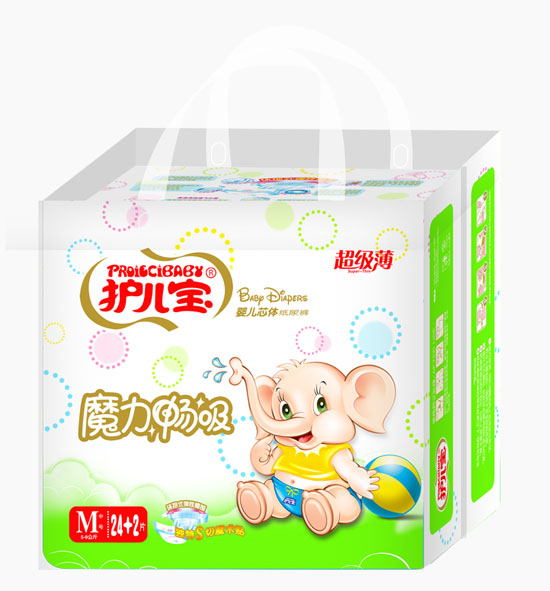 護(hù)兒寶魔力暢吸嬰兒芯體紙尿褲M(mǎn)碼小包