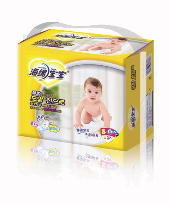 海綿寶寶韓式y(tǒng)inge紙尿片S小碼