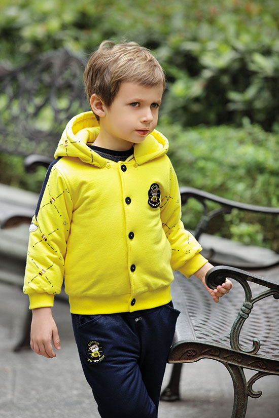 卡拉貝熊兒童外套(黃色)