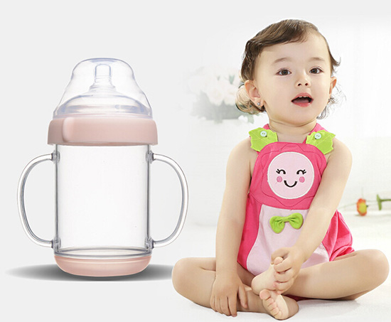 愛弗圖西240ML寬口Tritan奶瓶(粉色)