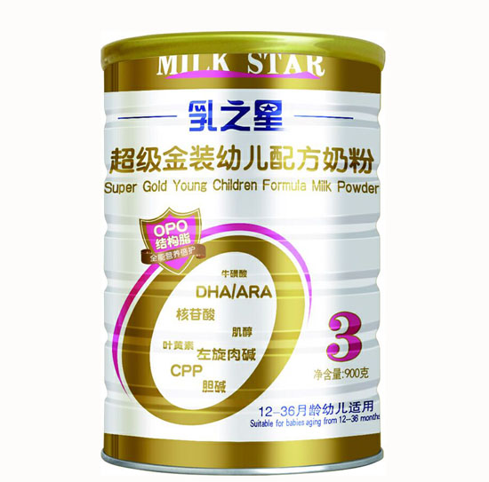 乳之星超級金裝嬰幼兒奶粉3段(聽裝)